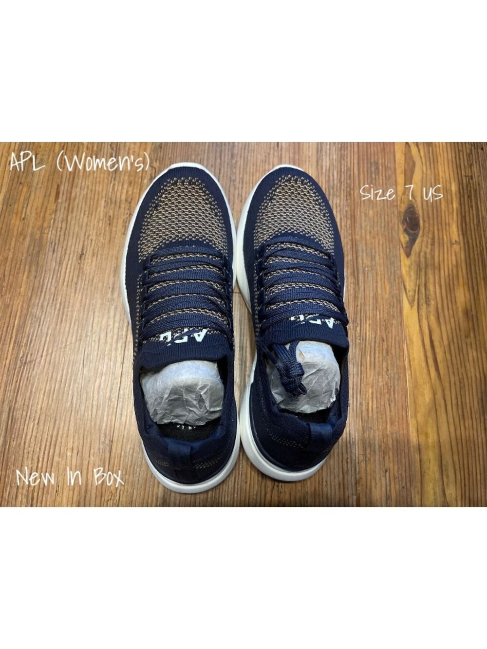 APL TechLoom Running Sneaker Breeze Navy Blue Women’s Size 7 US New In Box